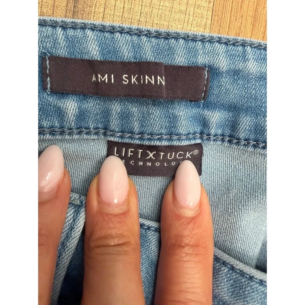 NYDJ Ami Skinny Jeans‎ 18W Plus High Rise Button Fly Lift Tuck Blue